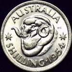 1954 Australian shilling