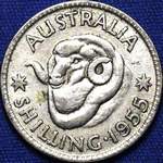 1955 Australian shilling