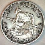 1955 New Zealand shilling