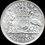 1956 Australian florin