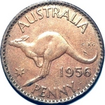1956 Y. Australian penny