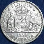 1958 Australian florin