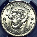 1958 Australian shilling