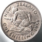 1958 New Zealand shilling