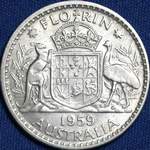 1959 Australian florin