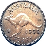 1959 Australian penny