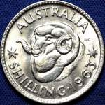 1963 Australian shilling