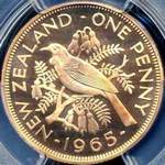 1965 New Zealand penny