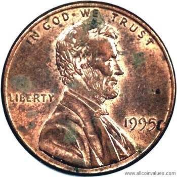Details about   1995 P Lincoln Memorial Cent Gem BU 