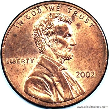 Proof 1c 2002-S One Cent Lincoln Memorial United States 